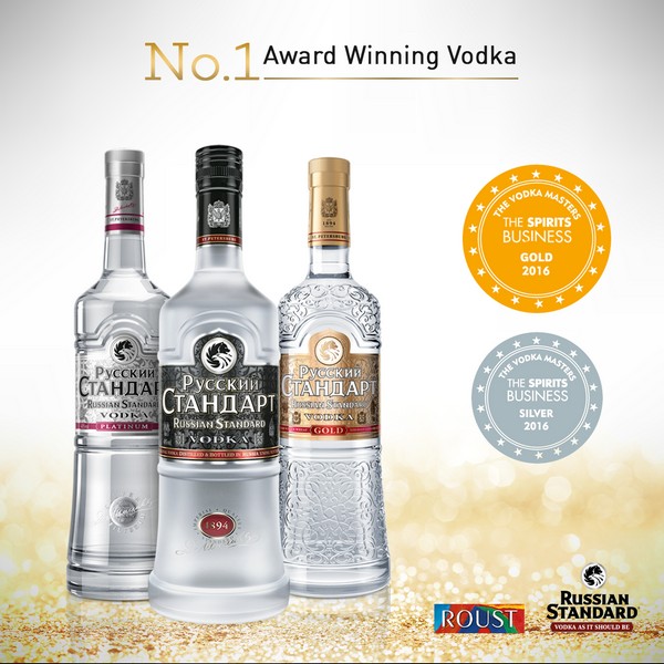 ROUST celebrates a record haul of medals at the prestigious Vodka Masters Awards.